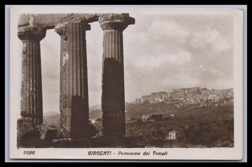 Cartolina girgenti panorama - cartolina,