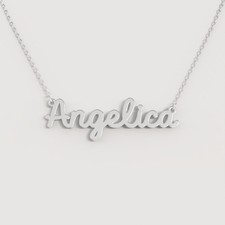 Collana NOME donna acciaio