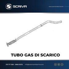 Marmitta centrale tubo gas - centrale,