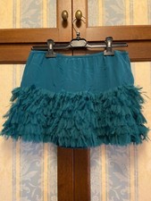 Patrizia Pepe gonna di seta colore petrolio Tg.40