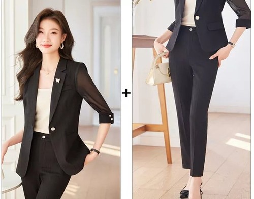 Tailleur nero business pezzi - business,