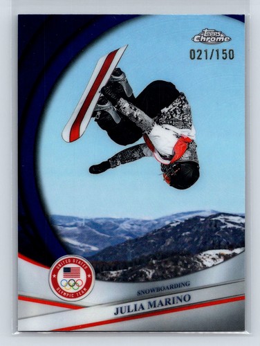 Topps cromo olimpiadi - olimpiadi, giulia
