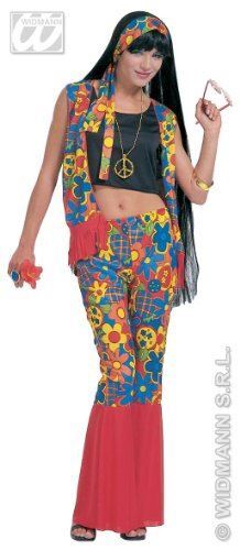 Costume hippie donna tessuto - costume,