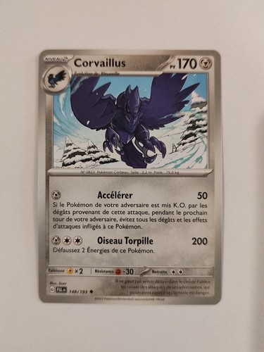 Carte pokémon corvaillus - -,
