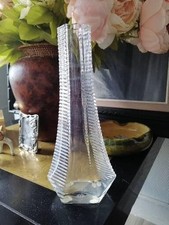 Rare vase cristal signé