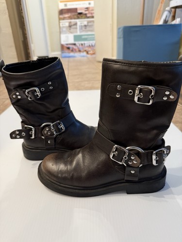 Stivali donna stile biker - , zara