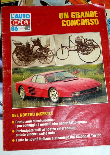 Rivista giornale auto oggi - l',