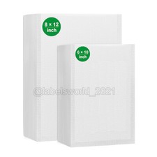 Sacchetti Sottovuoto 8"x12" 6"x10" Salva Alimenti Sigillatrice Cucina Stoccaggio Sacchetto