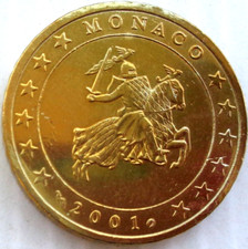 50 Cent Euro Monaco 2001