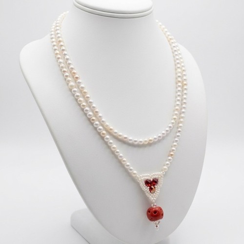 Collana artigianale multifilo - collana,