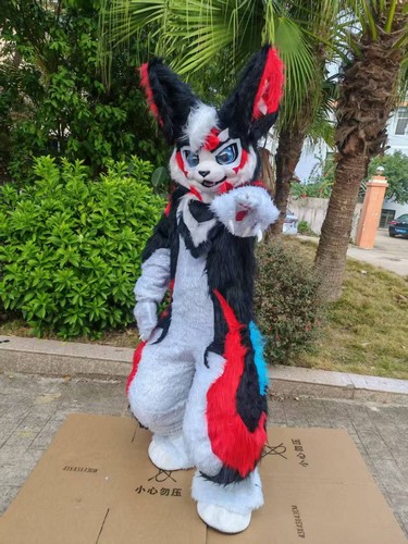 Costume lungo pelliccia husky