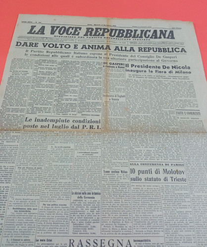 Voce repubblicana 1946 - voce,