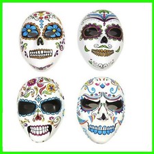 MASCHERA DI CARNEVALE DA TESCHIO MESSICANO MESSICO PER ADULTO HALLOWEEN TESCHI