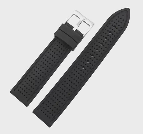 Cinturino silicone nero - cinturino,