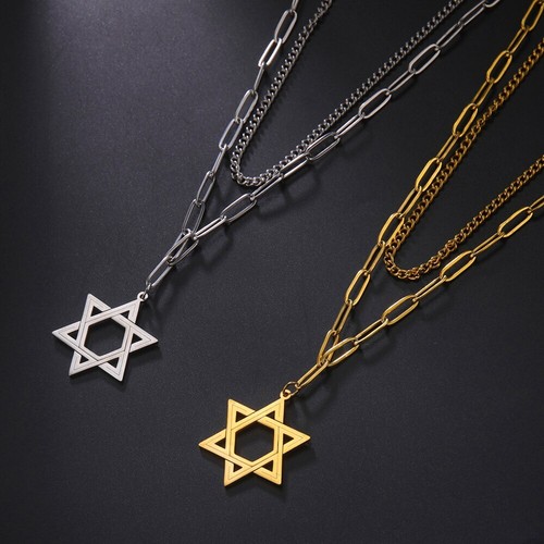 Collana stella david con - di,