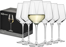 Bicchieri Da Vino Bianco Grandi | Set Di 6 | 390 ML | Collezione Avant-Garde | C