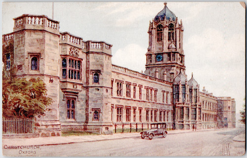 Cartolina oxford regno unito - cartolina,