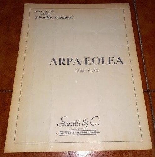 Claudio carneyro arpa eolea - claudio,