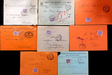 Lotto composto da N°23 buste periodo Regno tassate con Cent.50