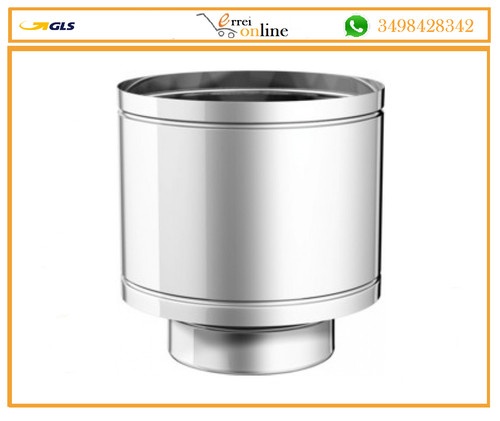 Comignolo antivento acciao - comignolo,