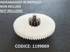 Seconda ruota dentata per motoriduttore granitore Bras Ugolini Codice 1199069