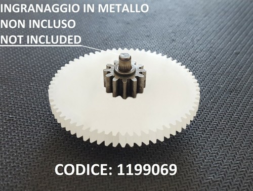 Seconda ruota dentata per