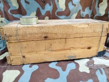 US 1945 scatola in legno piena di scatole con grasso originale per stivali, mai aperta! ww2 ww2