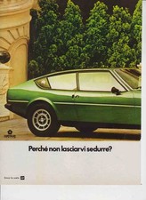 advertising Pubblicità-RARA PUBBLICITA' AUTO MATRA SIMCA BAGHEERA 76 VINTAGE CAR