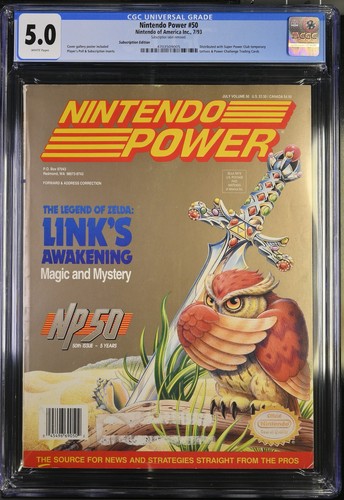 Nintendo power cgc 5 0 - cgc, 5.0