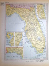 MAPPA FLORIDA Stati Uniti
