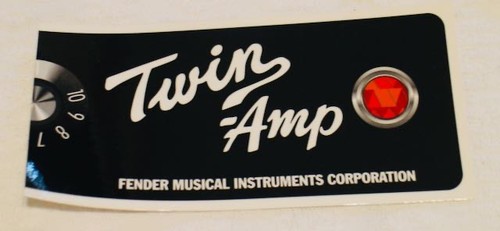 Adesivo fender twin amp - adesivo,