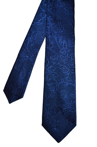 Cravatta seta blu - in, a