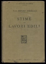 manuali HOEPLI 1917 STIME DEI