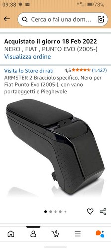 Vendo bracciolo punto evo - bracciolo,