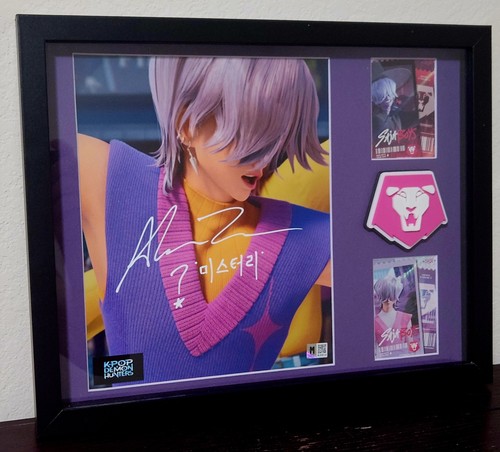 Autografo firmato incorniciato