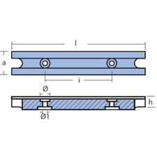 Anodo Barra per supporto