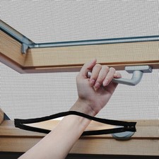 Flintronic Zanzariera Finestra per Lucernario per Tetto 130 x 150 cm Rete Au