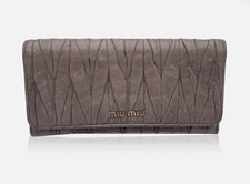 portafoglio Miu Miu in pelle