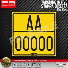  TARGA TARGHINO Moto Enduro