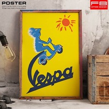 POSTER locandina Vintage Vespa