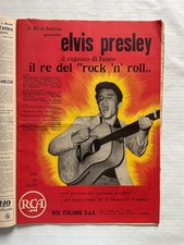 Musica e dischi rivista mensile ottobre 1956 poster Elvis Presley RCA Italiana