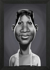 ARETHA FRANKLIN poster arte da