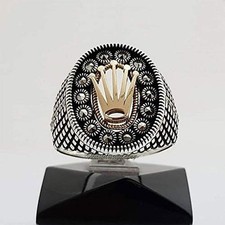 Anello con logo Rolex, anello