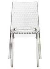 SEDIA  HYPNOTIC  UP ON  GRANDSOLEIL POLICARBONATO TRASPARENTE IMPILABILE