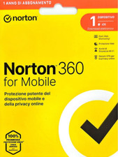 Norton 360 Antivirus iPhone Apple Galaxy Android Samsung NO RINNOVO e C.CREDITO