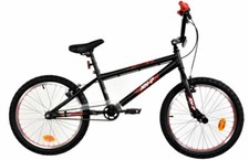 Bicicletta XN BMX Uomo Ragazzi Freestyle BMX 20" Ruota Freni a V Ingranaggio Nero XN-7-20