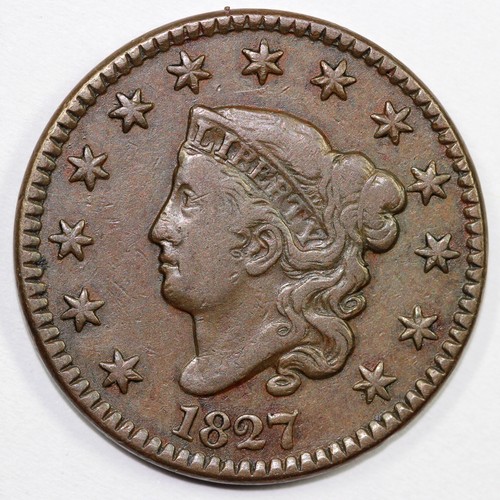 1827 testa di corona - 1c,