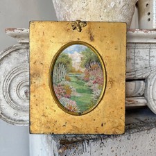 1880 ricamo incorniciato