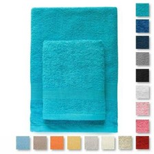 Set asciugamani 1+1 Morbidissimi in Spugna 560 gr/mq V818