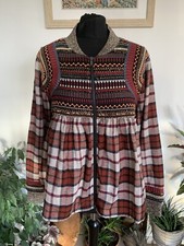 Zara flanella ricamata perline